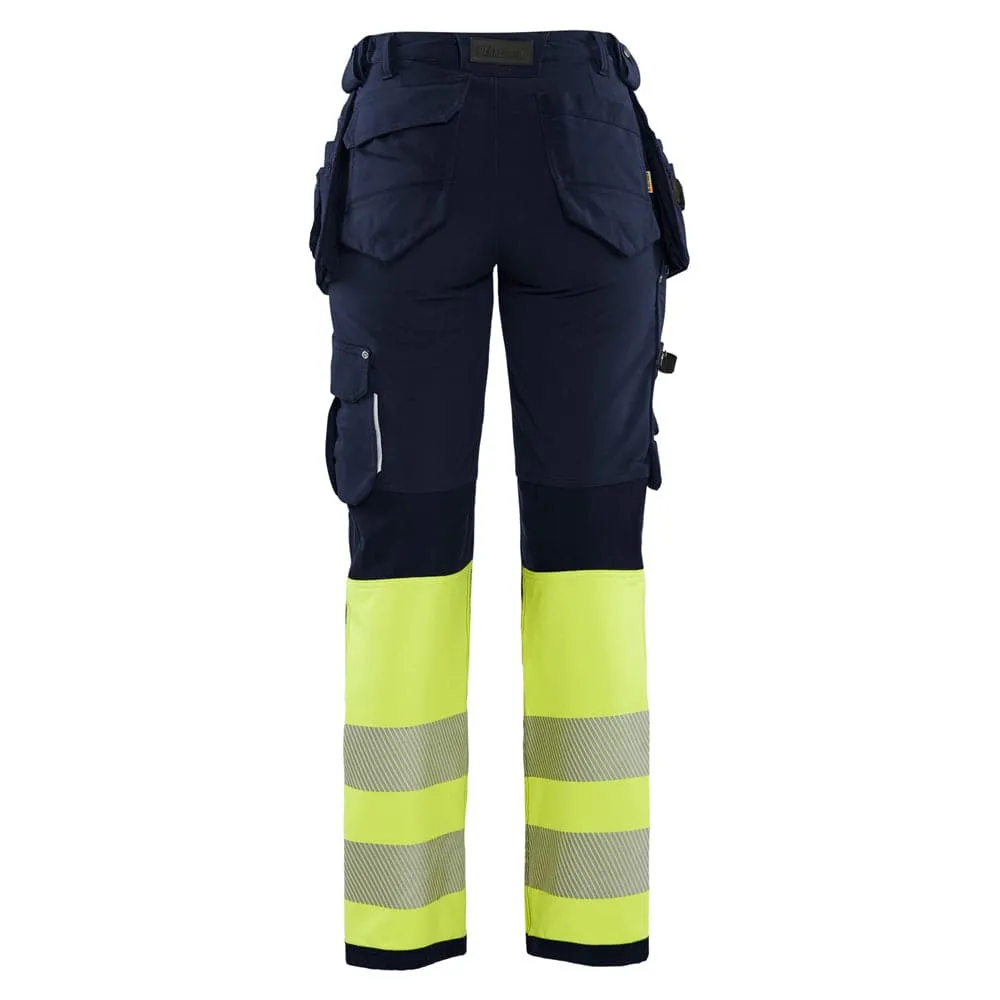 Blaklader 7193 Women's Hi-Vis 4-Way Stretch Holster Pocket Trousers