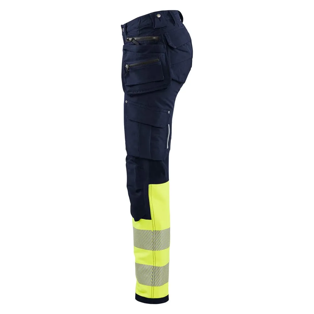 Blaklader 7193 Women's Hi-Vis 4-Way Stretch Holster Pocket Trousers