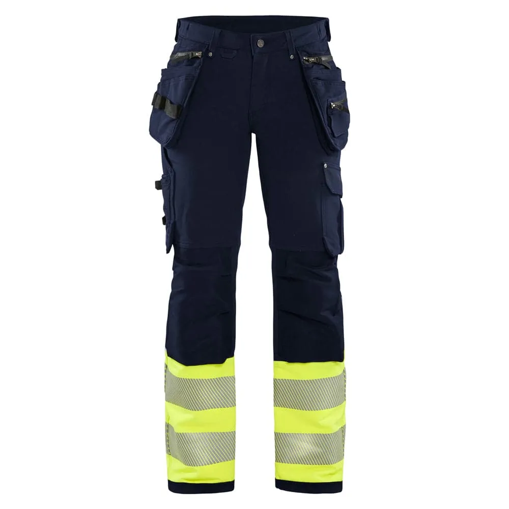 Blaklader 7193 Women's Hi-Vis 4-Way Stretch Holster Pocket Trousers