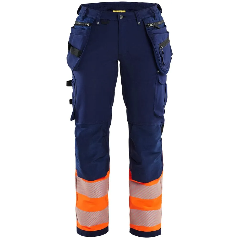 Blaklader 7193 Women's Hi-Vis 4-Way Stretch Holster Pocket Trousers