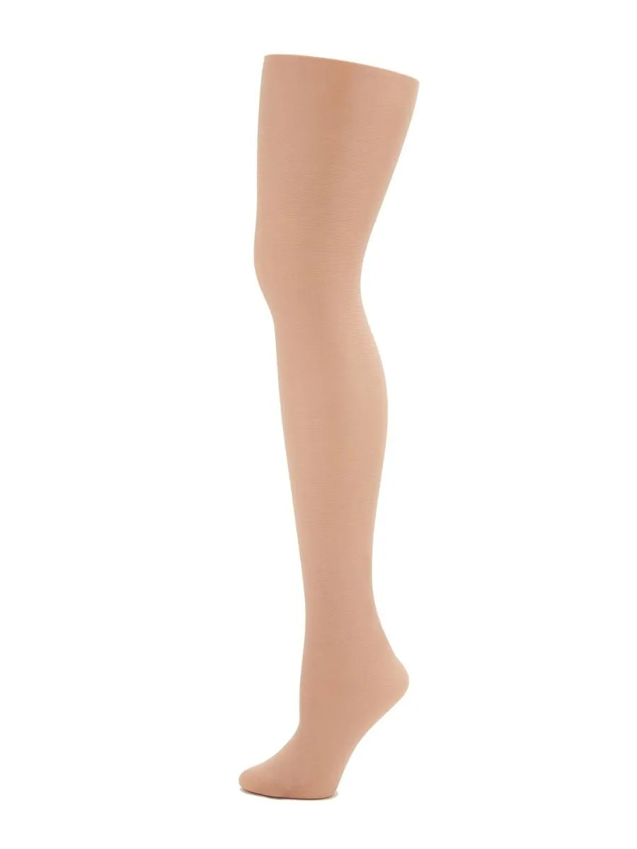 Capezio Adult's Ultra Shimmery Footed Tights - Suntan