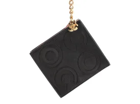 Chanel COCO Black Pony Hair Key Chain Pouch