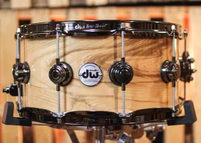 DW 6.5x14 Collector's Maple HVLT Olive Ash Burl Snare Drum - SO#1315770