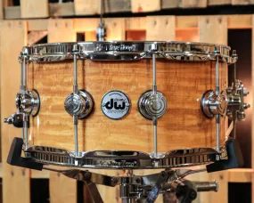 DW 6.5x14 Collector's Maple Natural Lacquer over Movinge Snare Drum - SO#1101168