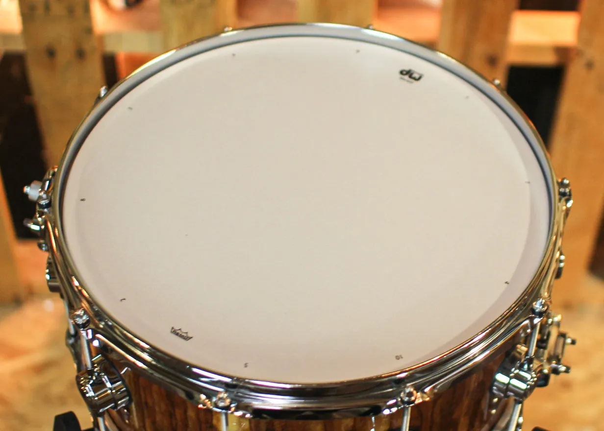 DW 6.5x14 Collector's Maple VLT African Chechen Snare Drum - SO#1315763