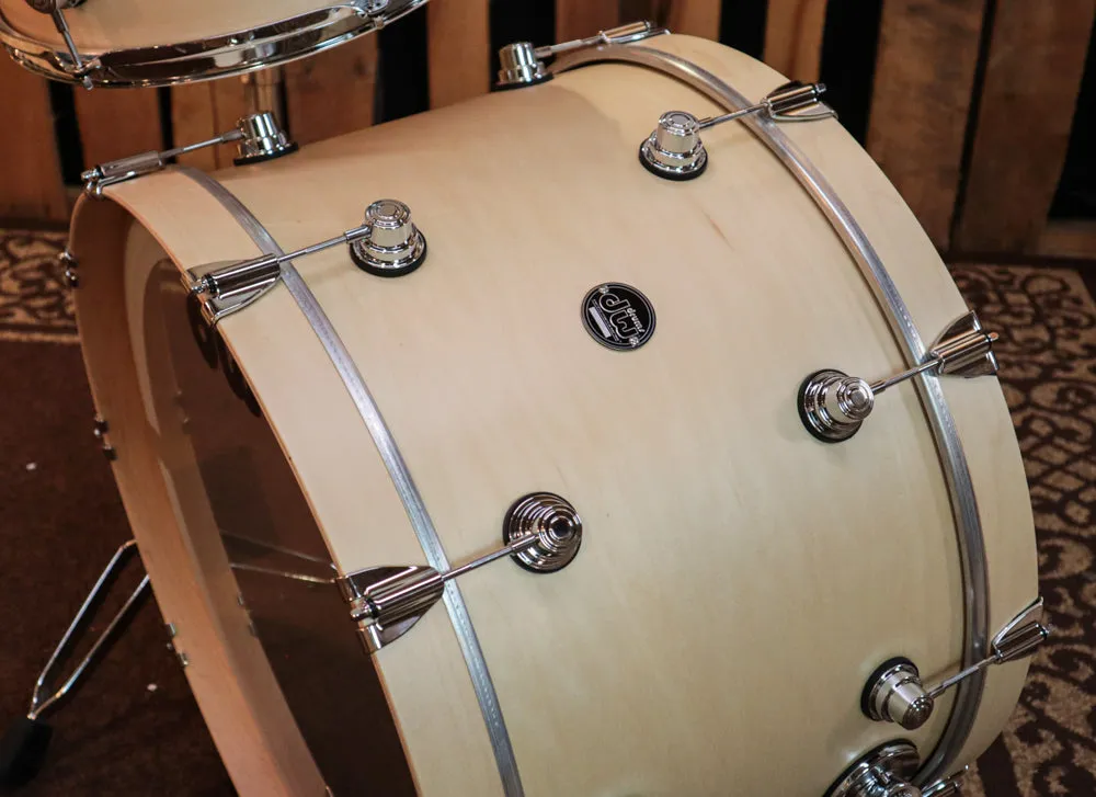 DW Performance Satin Natural Drum Set - 14x24,10x13,16x18