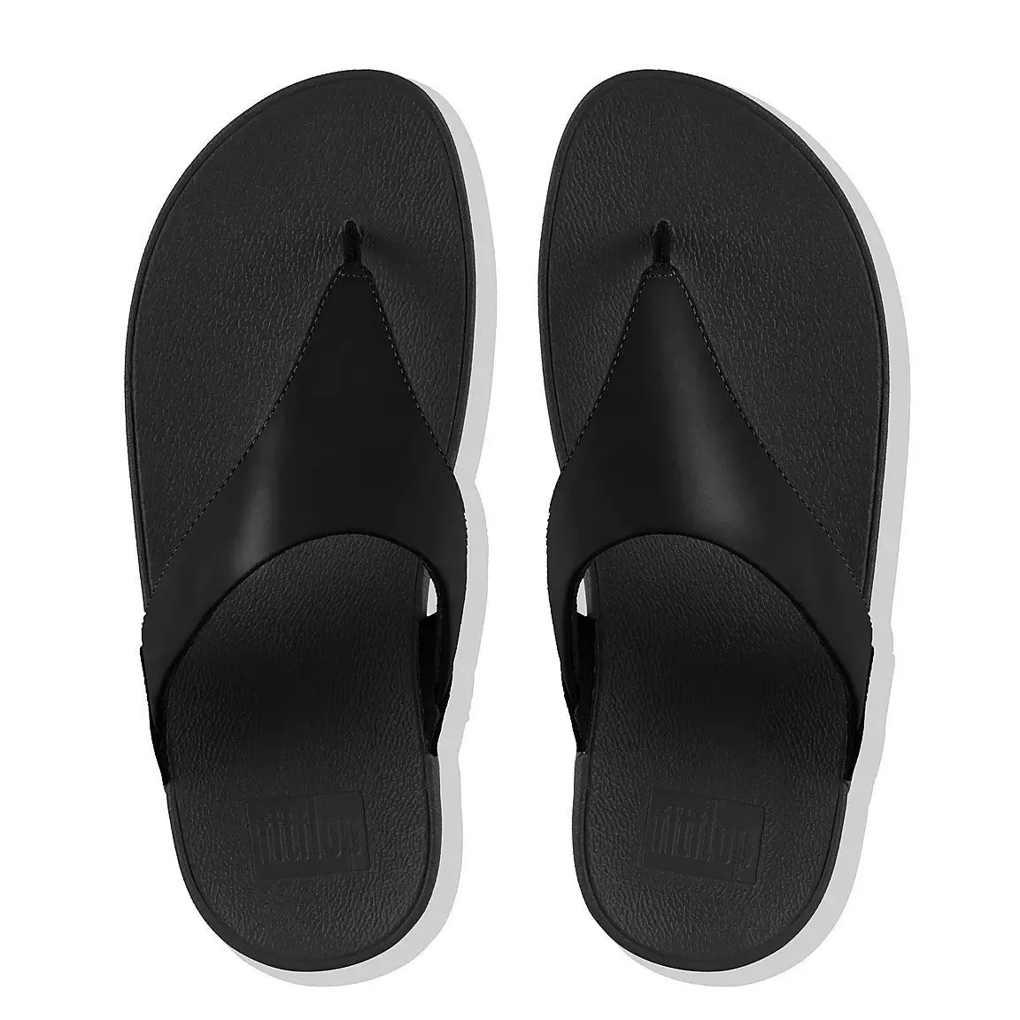 FITFLOP Women's Lulu 2 Thong Black Leather