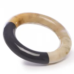 Horn Bangle With Lacquer