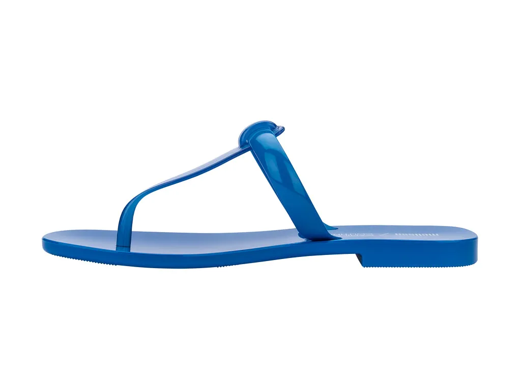 Melissa T-Bar Strap Camila Coutinho AD Blue Flat Flipflop