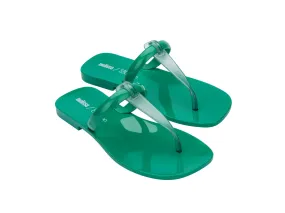 Melissa T-Bar Strap Camila Coutinho AD Green Flat Flipflop