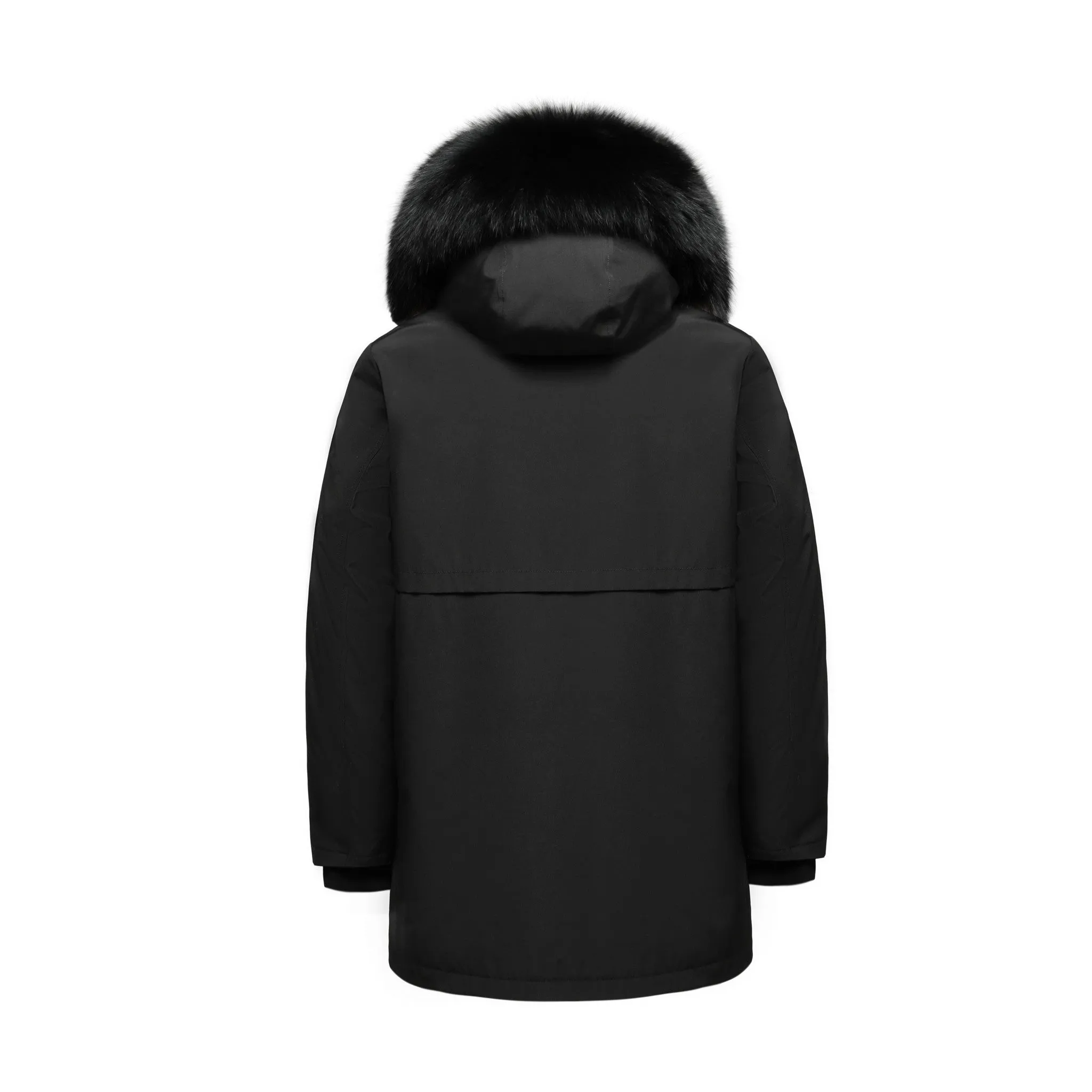 Men's Opulent Elite Parka in Black - (Black Fox Trim)