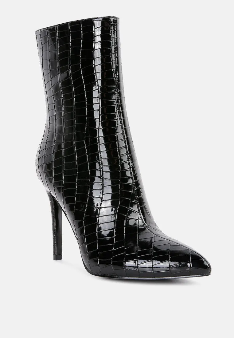 Momoa High Heel Ankle Boots By Ruw