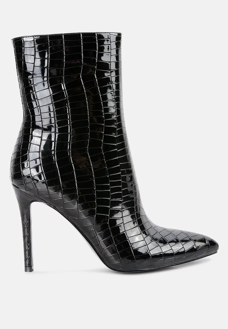 Momoa High Heel Ankle Boots By Ruw