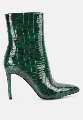 Momoa High Heel Ankle Boots By Ruw