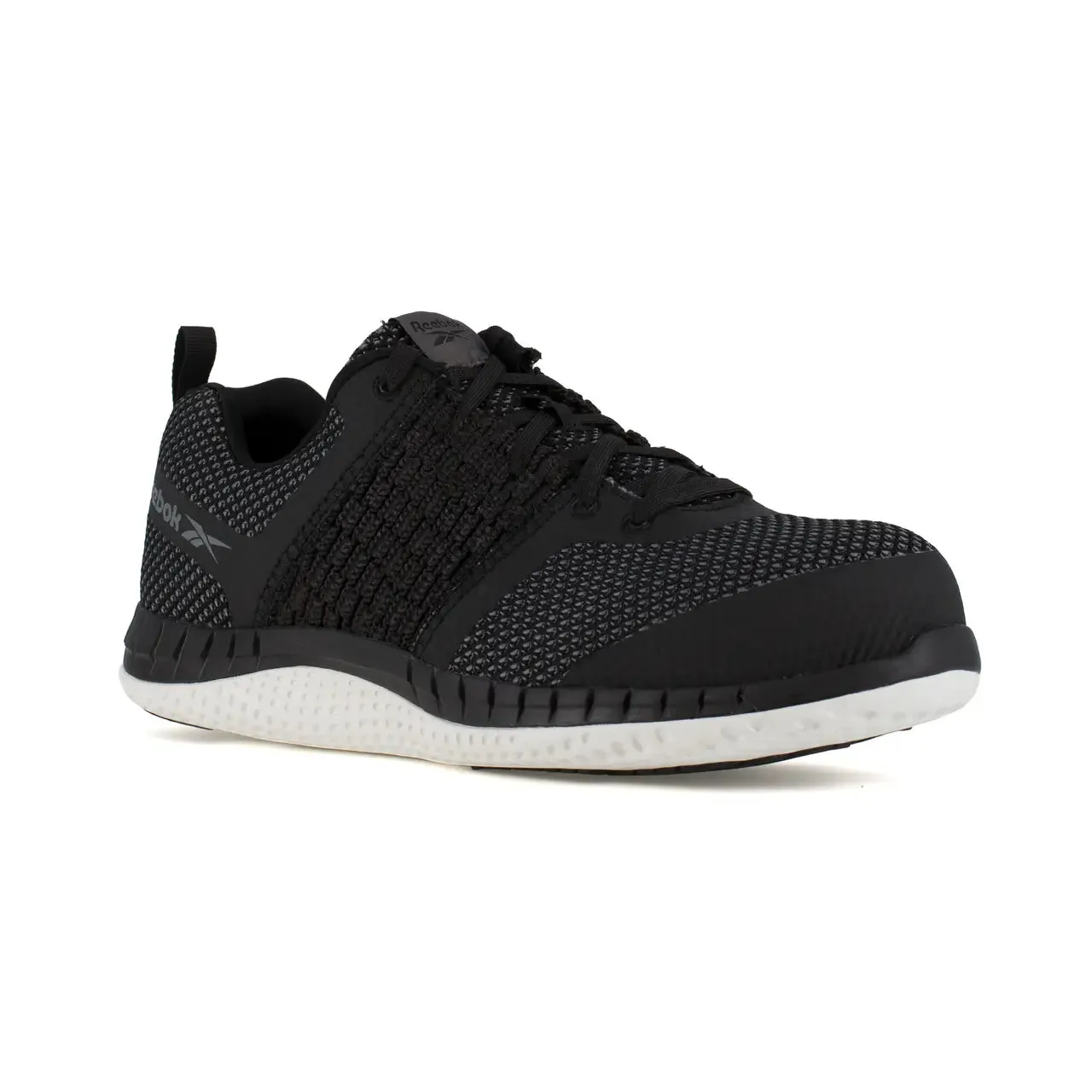 Print Work Ultk Composite-Toe Athletic Work Shoe Black/White