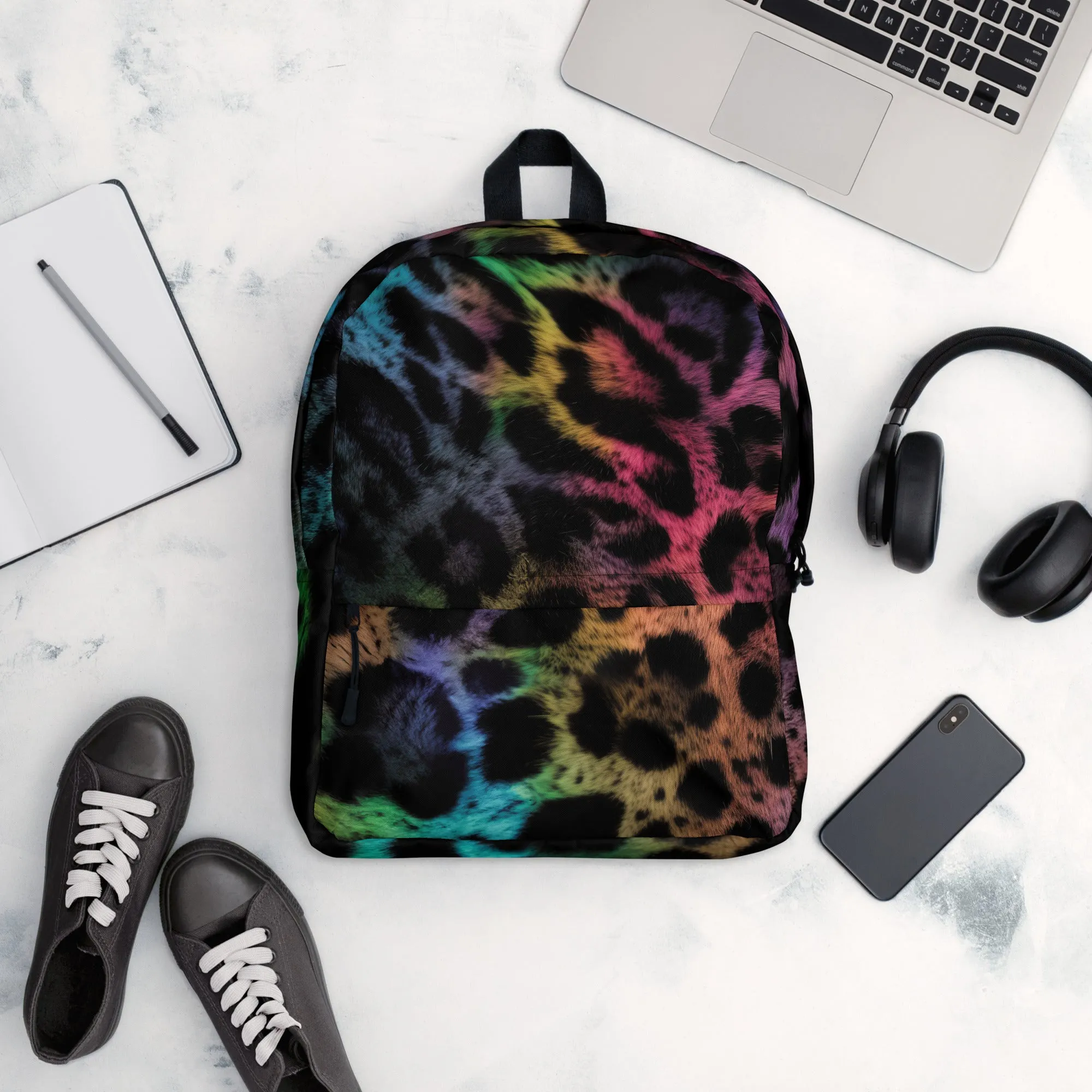 Rainbow Jaguar Backpack