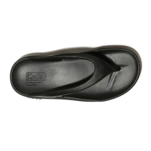 Women's Soft Thong Flip flop Black (WF67923)